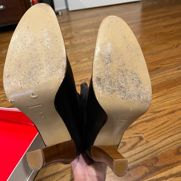 🔥🔥Coach boots size 9.5 Gorgeous black boots 🔥🔥 - Picture 6 of 11